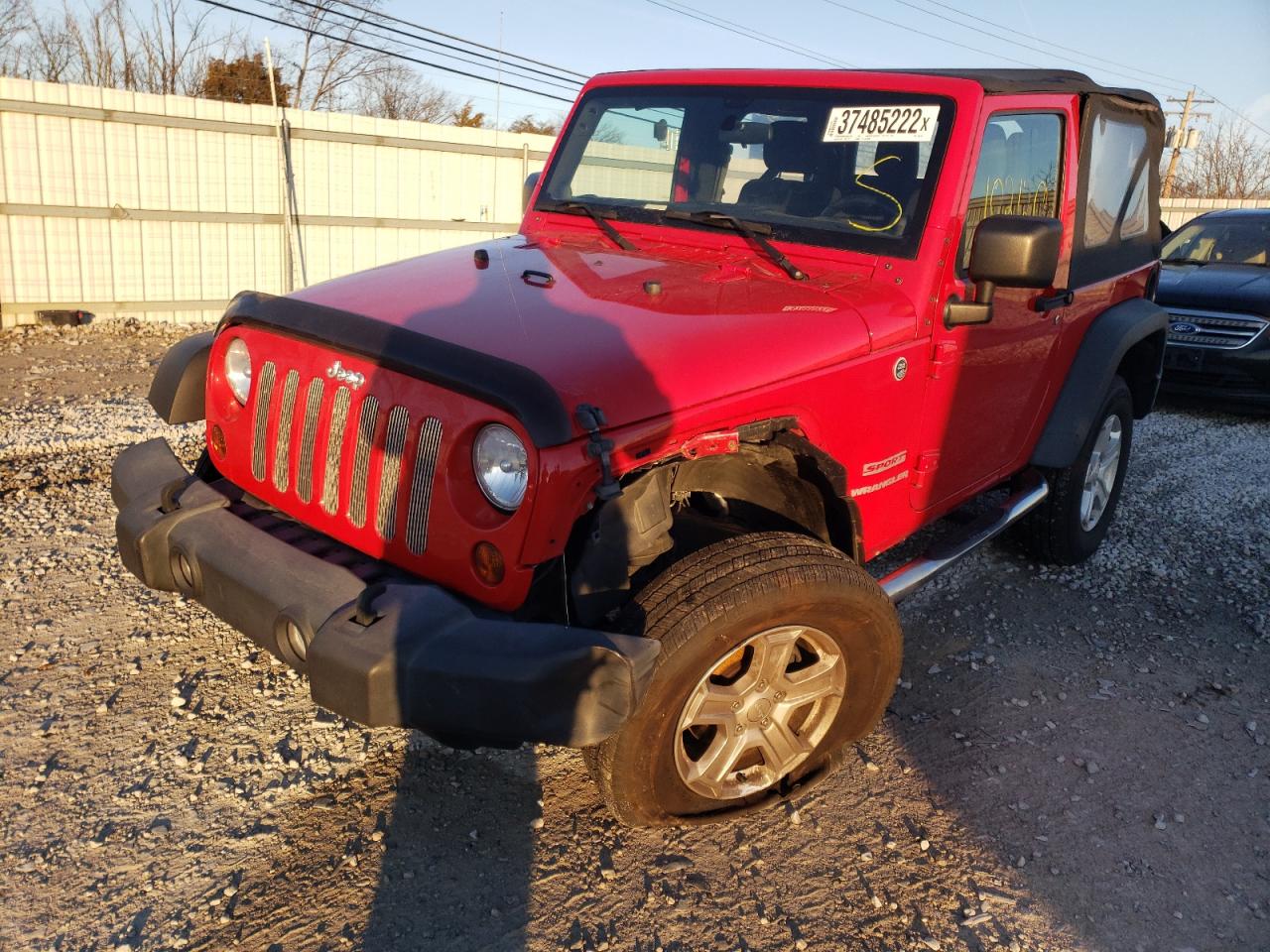 Фото 2 с аукциона – 2011 JEEP WRANGLER S с VIN 1J4AA2D12BL584798