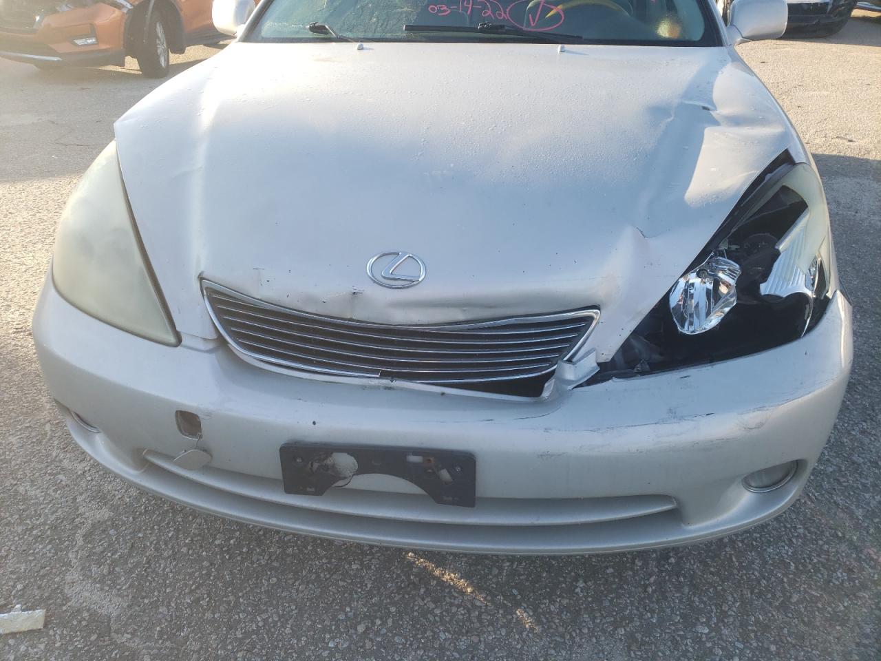 Photo 9 from auction – 2005 LEXUS ES 330 with VIN JTHBA30G255078292