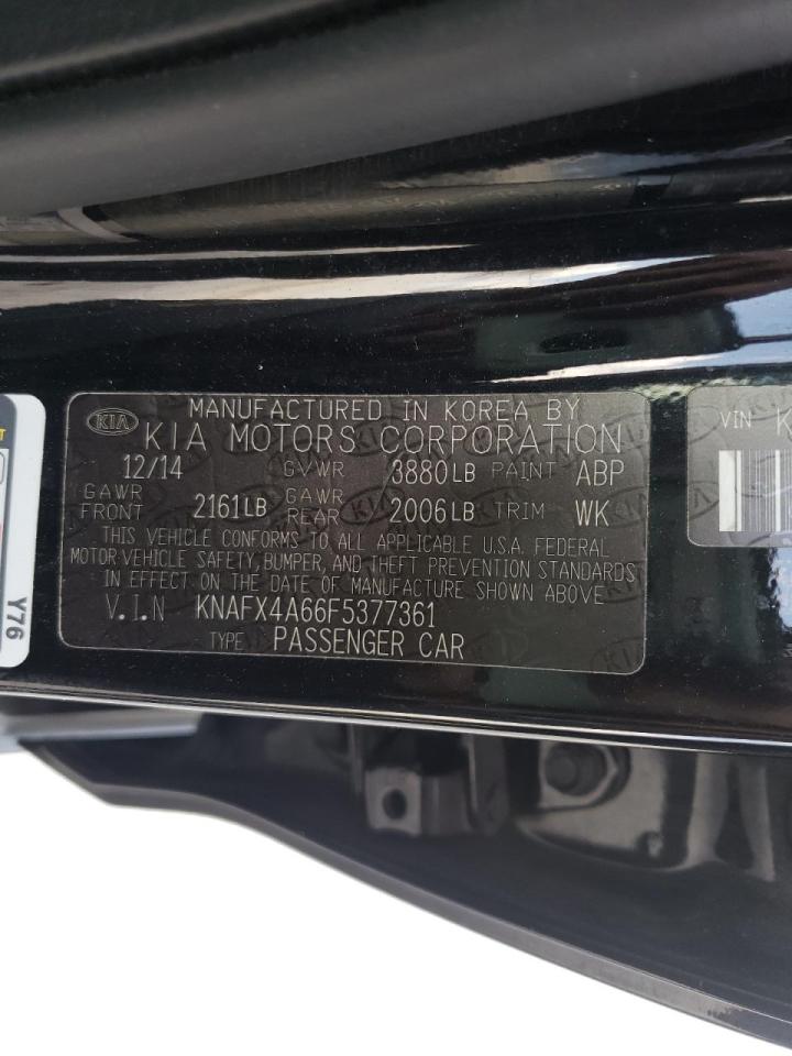 Photo 10 from auction – 2015 KIA FORTE LX with VIN KNAFX4A66F5377361