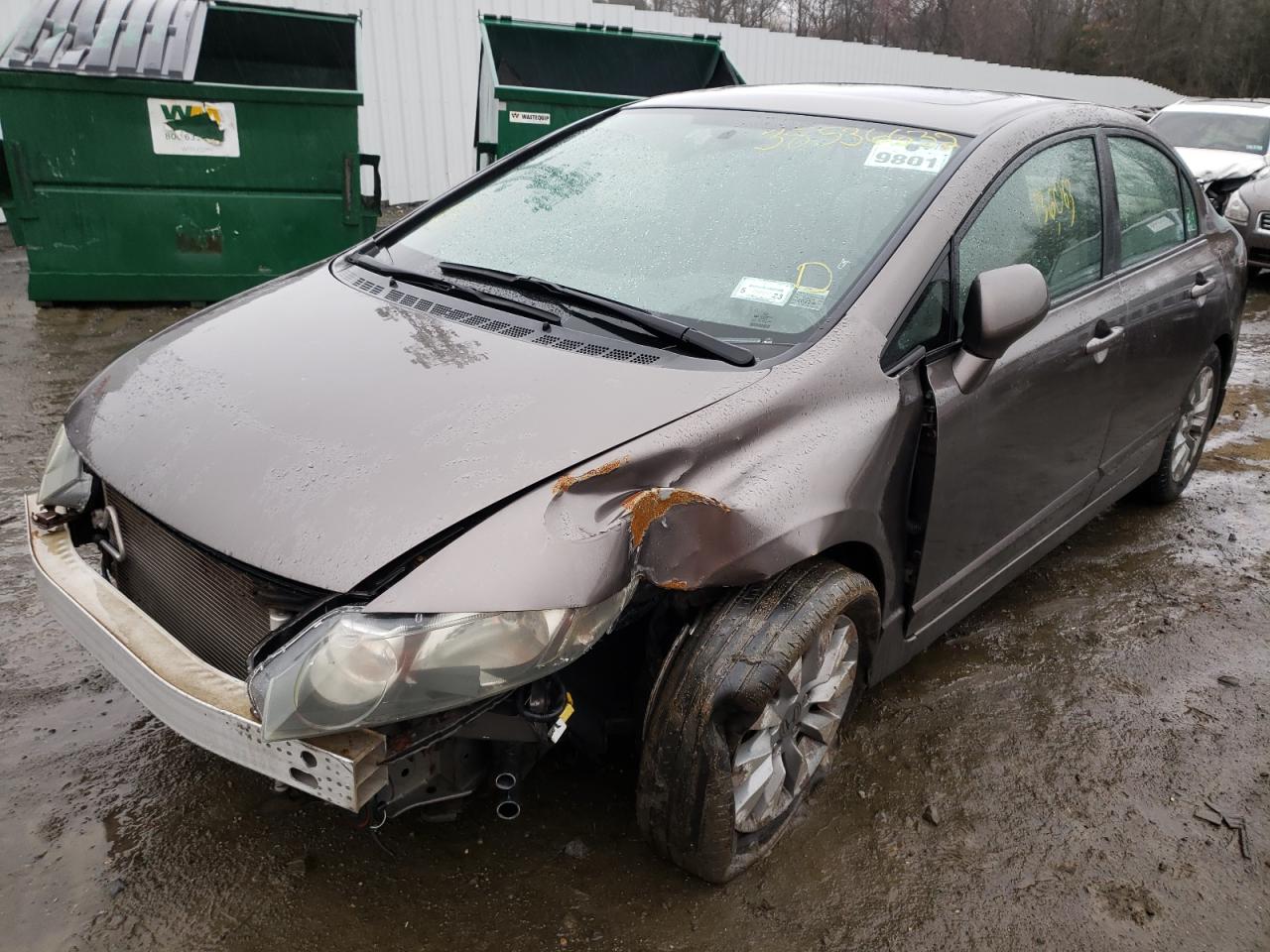 Photo 2 from auction – 2010 HONDA CIVIC EX with VIN 2HGFA1F85AH505766