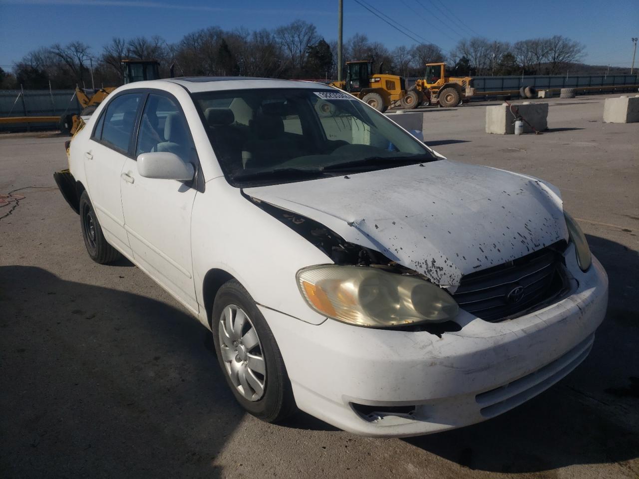 TOYOTA COROLLA CE 2003 with VIN 2T1BR38E53C076212 - Photo from auction