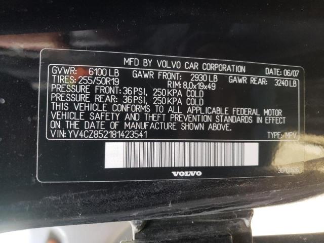 Photo 10 from auction – 2008 VOLVO XC90 V8 with VIN YV4CZ852181423541