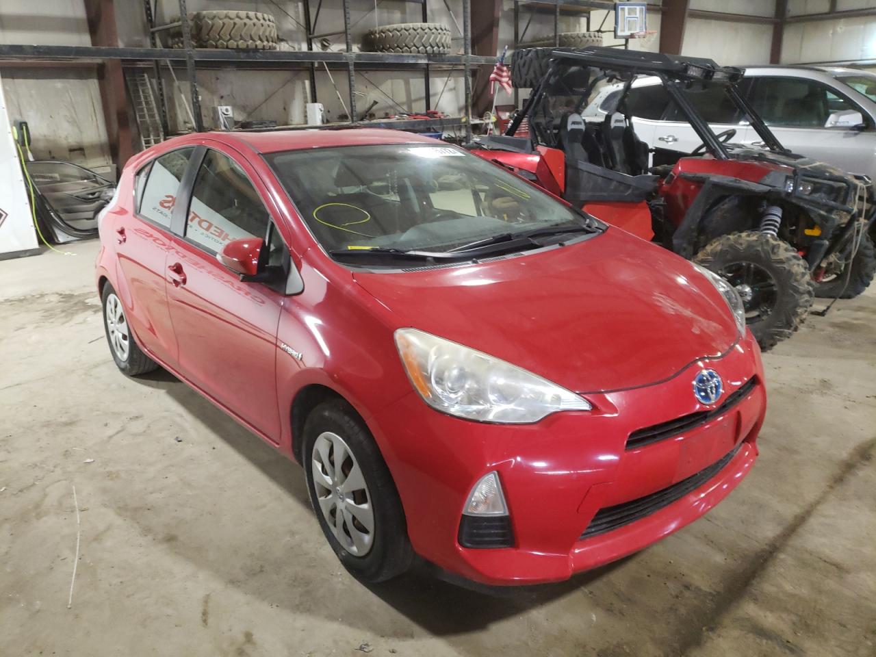 TOYOTA PRIUS C 2012 with VIN JTDKDTB39C1520170 - Photo from auction