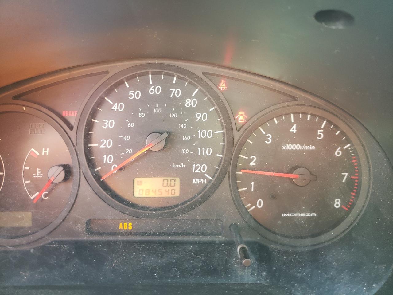 Photo 8 from auction – 2005 SUBARU IMPREZA RS with VIN JF1GD67575G525598