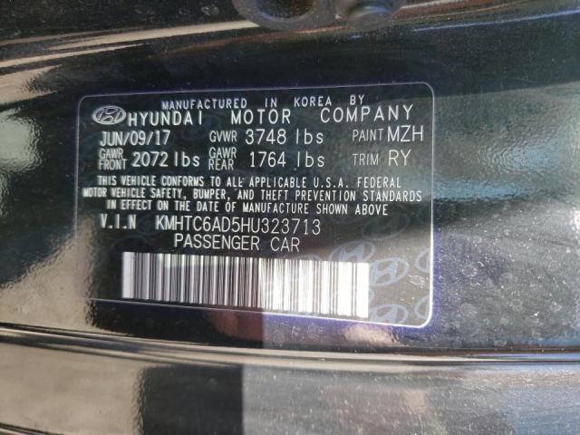 Photo 10 from auction – 2017 HYUNDAI VELOSTER with VIN KMHTC6AD5HU323713