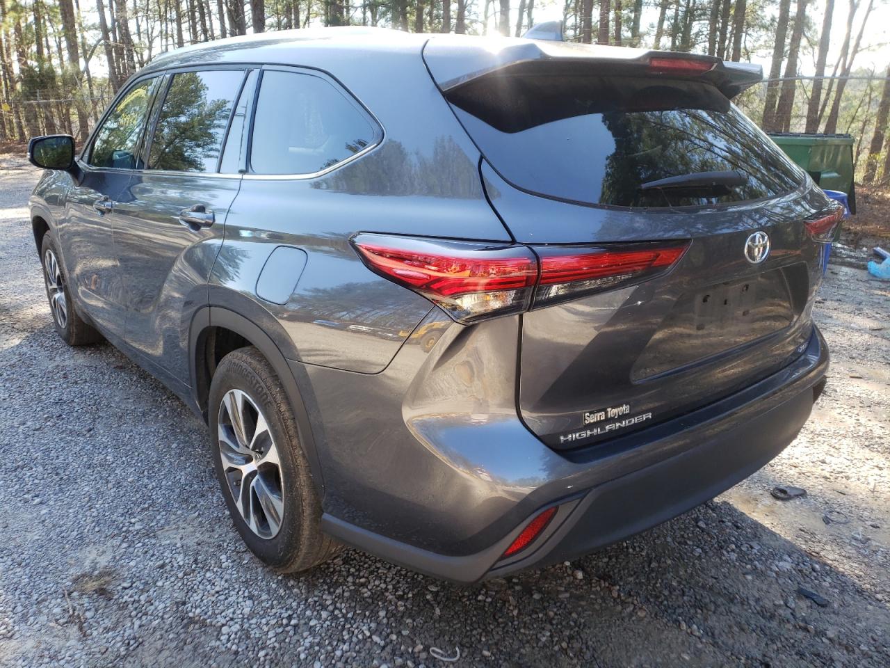 Photo 3 from auction – 2020 TOYOTA HIGHLANDER with VIN 5TDGZRAH1LS030400