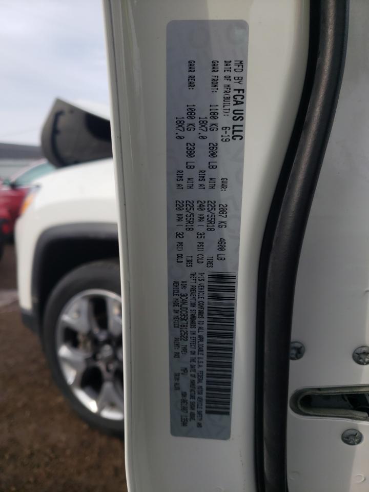 Photo 10 from auction – 2019 JEEP COMPASS LI with VIN 3C4NJDCB5KT812522