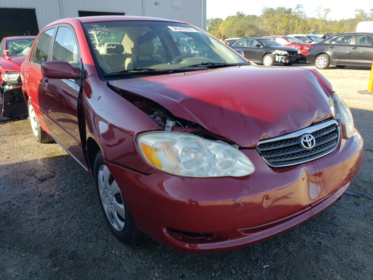 TOYOTA COROLLA CE 2005 with VIN 2T1BR32E25C375300 - Photo from auction