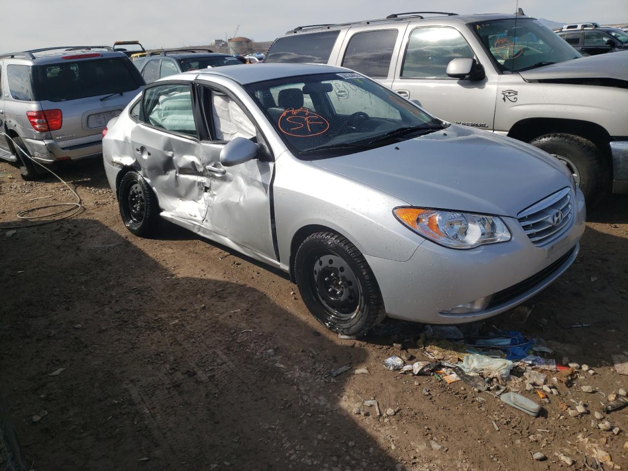 HYUNDAI ELANTRA BL 2010 with VIN KMHDU4AD4AU841663 - Photo from auction