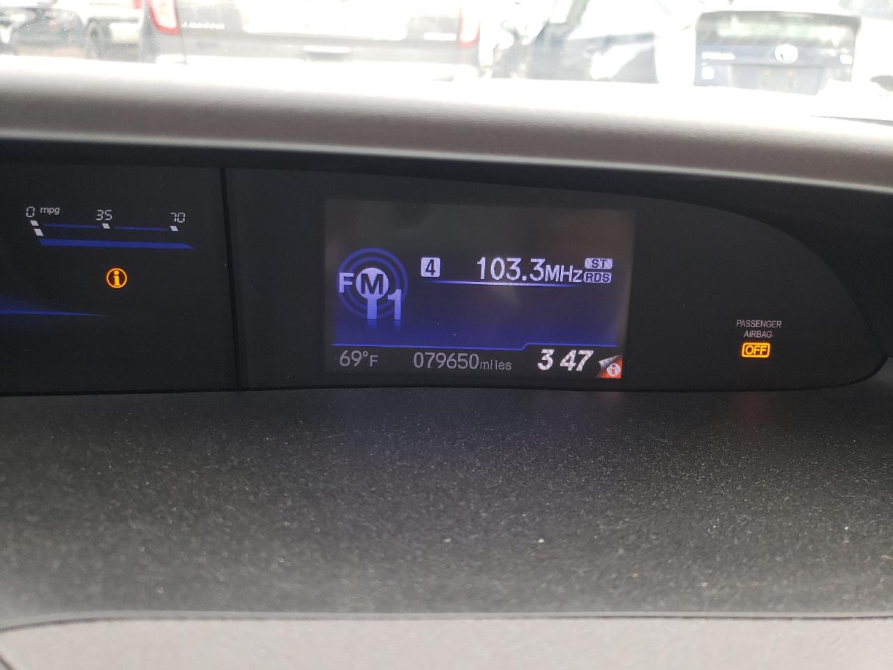 Photo 8 from auction – 2012 HONDA CIVIC EX with VIN 19XFB2F84CE004318