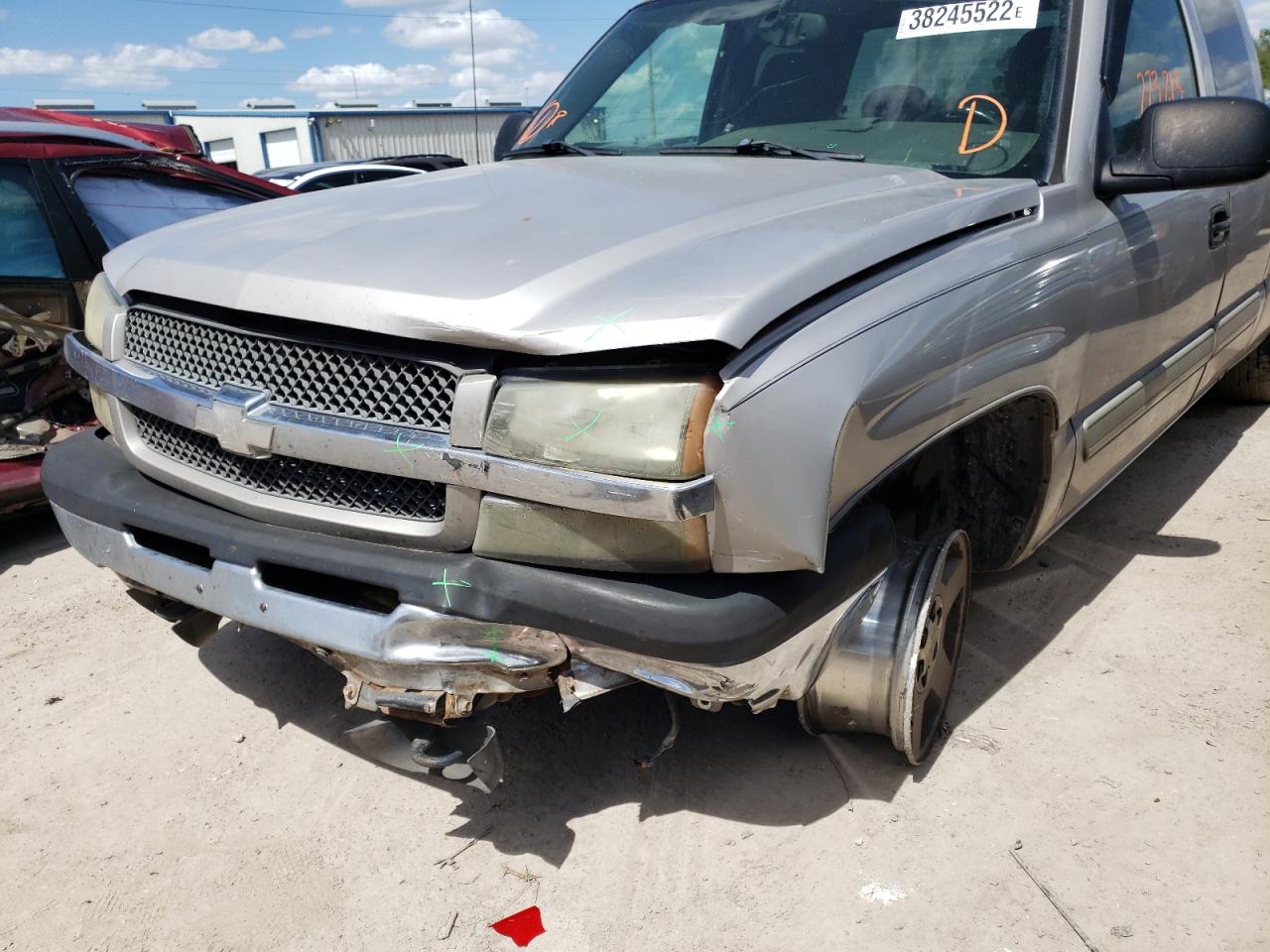 Photo 9 from auction – 2005 CHEVROLET SILVERADO with VIN 2GCEC19V651141989