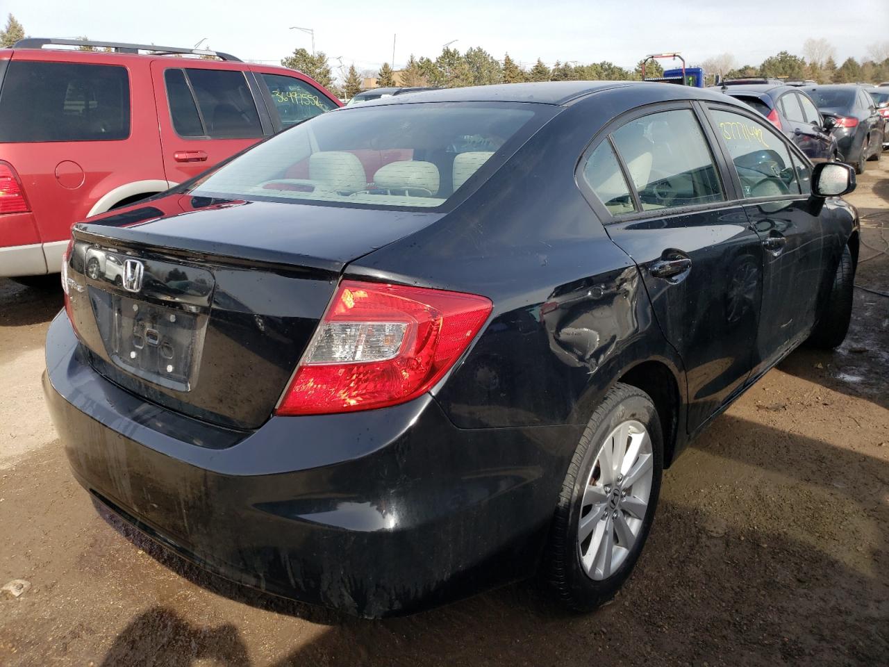 Photo 4 from auction – 2012 HONDA CIVIC EX with VIN 19XFB2F80CE030544