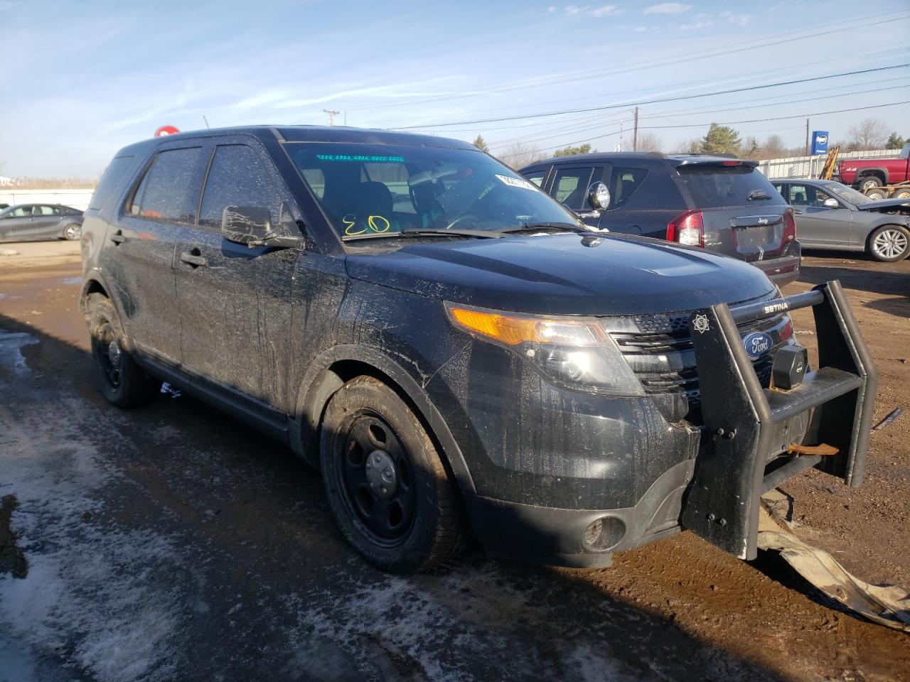 FORD EXPLORER P 2014 with VIN 1FM5K8AR8EGB27634 - Photo from auction