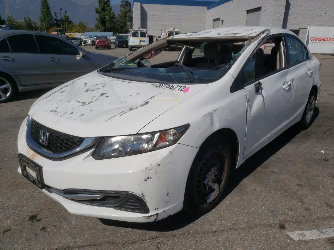 Photo 2 from auction – 2013 HONDA CIVIC LX with VIN 19XFB2F57DE248200
