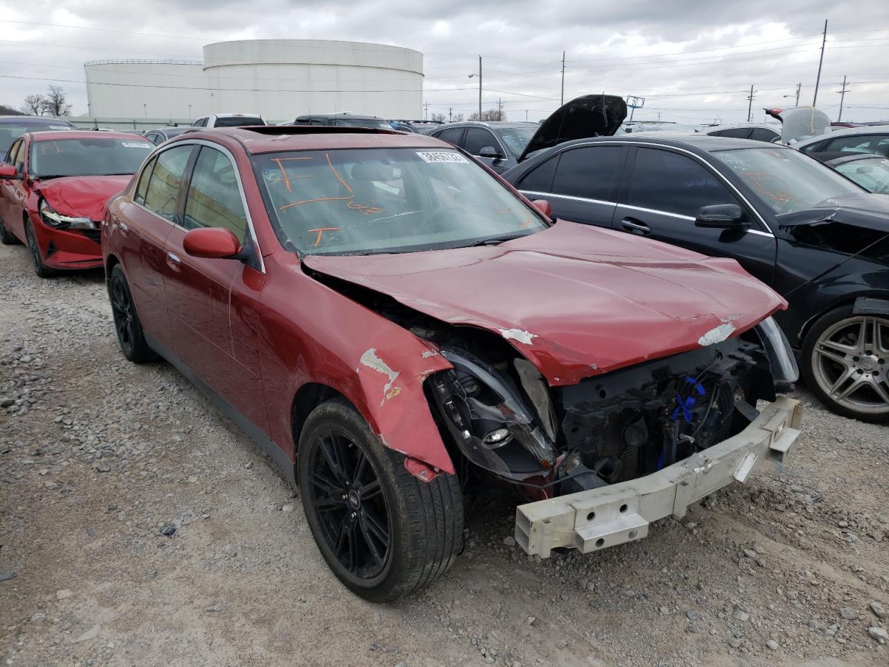 INFINITI G35 2003 with VIN JNKCV51E83M018022 - Photo from auction