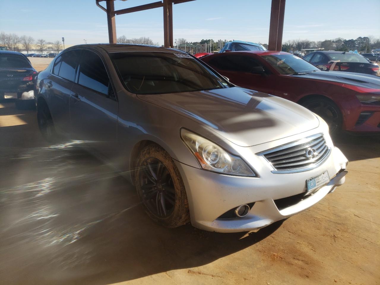 INFINITI G37 2012 with VIN JN1CV6AR2CM975470 - Photo from auction