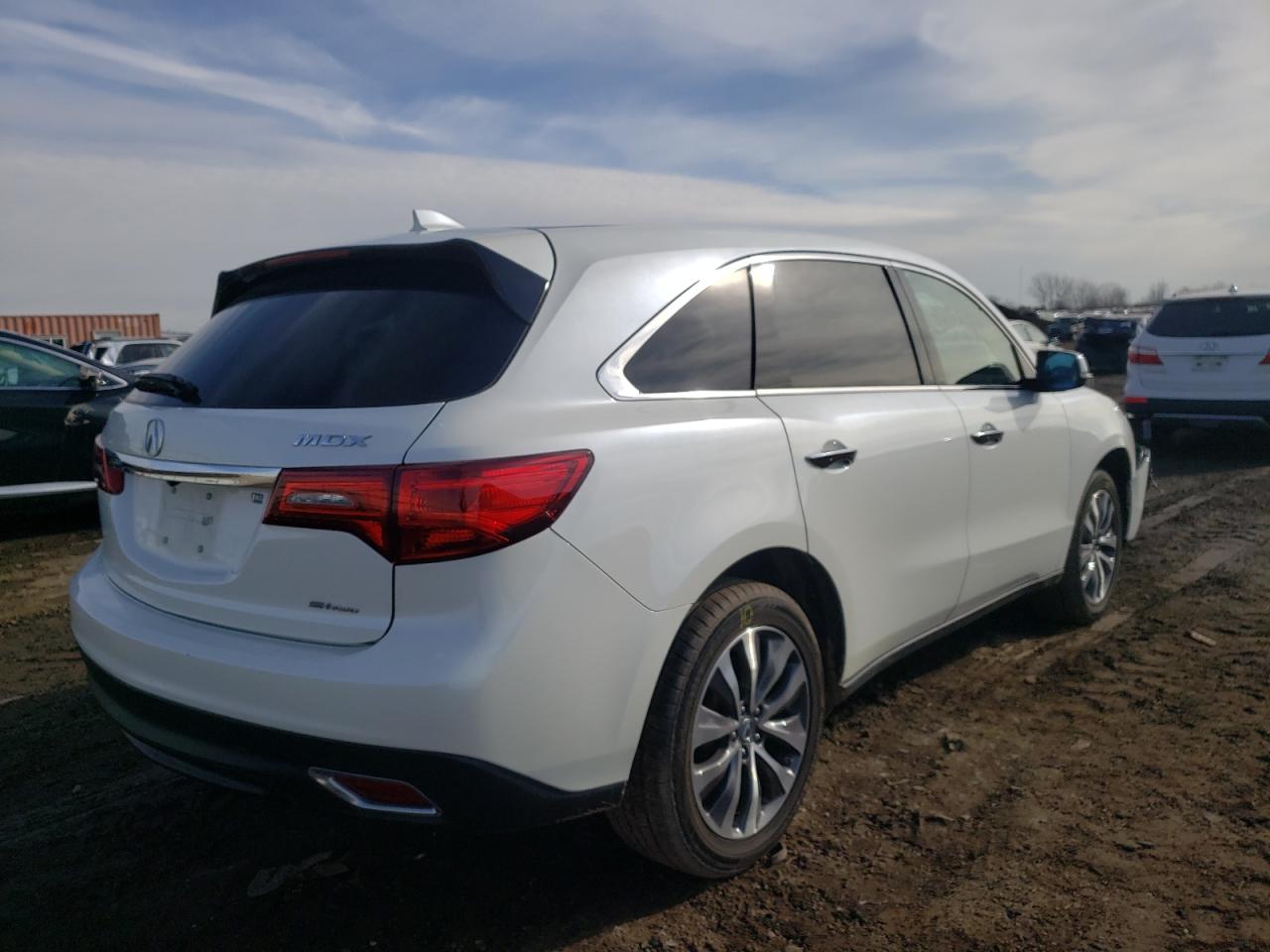 Photo 4 from auction – 2016 ACURA MDX TECHNO with VIN 5FRYD4H44GB019473