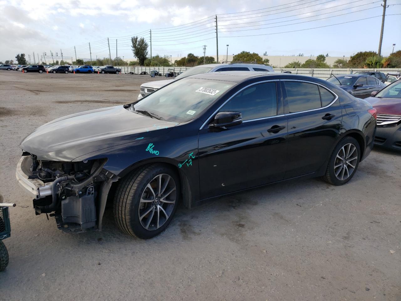 Photo 2 from auction – 2016 ACURA TLX with VIN 19UUB2F34GA000341