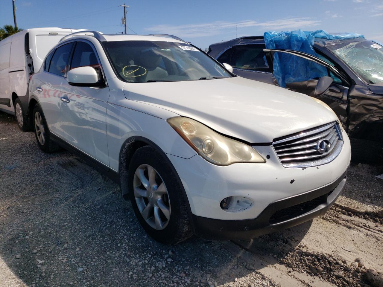 INFINITI EX35 2008 with VIN JNKAJ09E98M305418 - Photo from auction