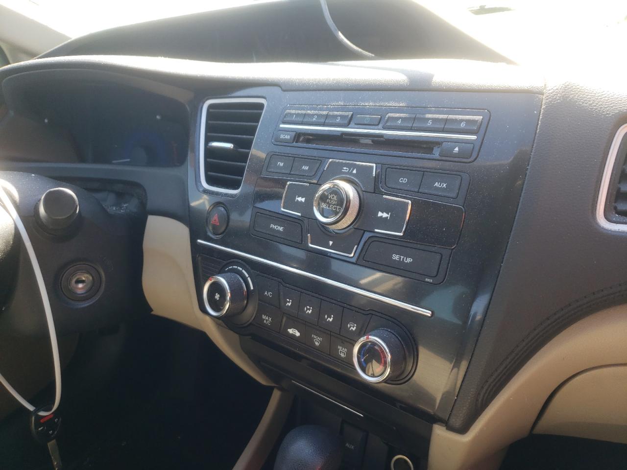 Photo 9 from auction – 2013 HONDA CIVIC LX with VIN 19XFB2F57DE248200