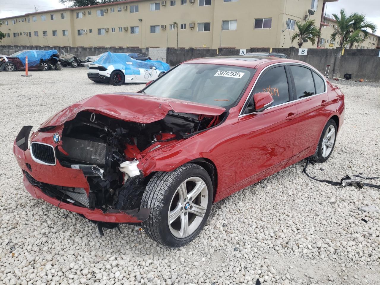 Photo 2 from auction – 2015 BMW 328 I with VIN WBA3A5C5XFF607167