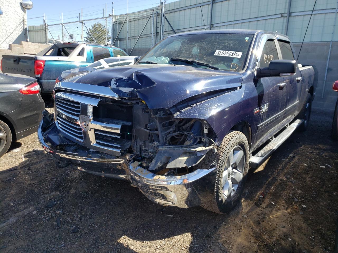 Photo 2 from auction – 2017 RAM 1500 SLT with VIN 1C6RR7TT3HS502410