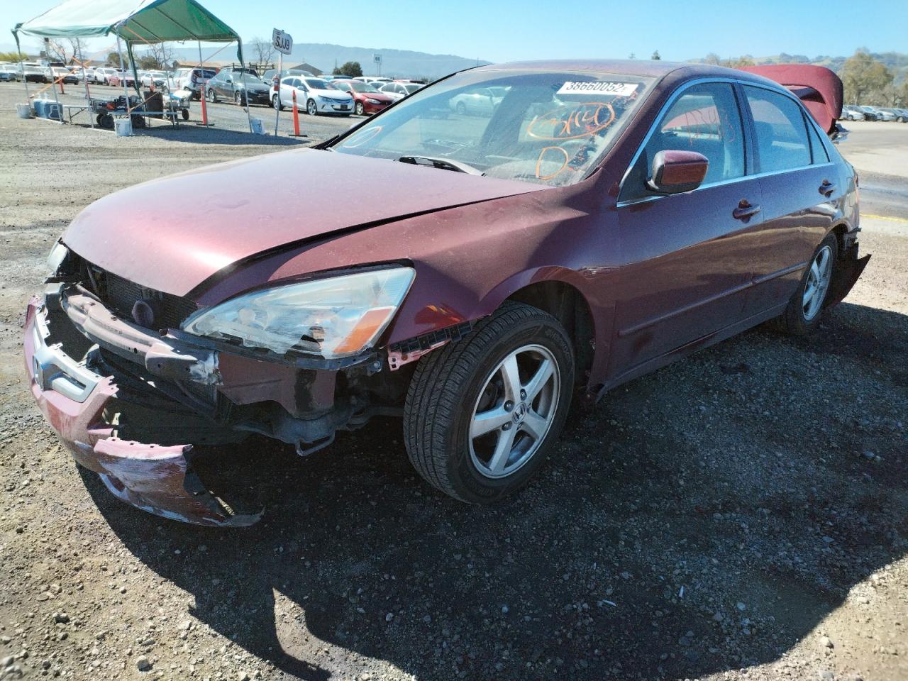 Photo 2 from auction – 2003 HONDA ACCORD EX with VIN JHMCM56663C036562