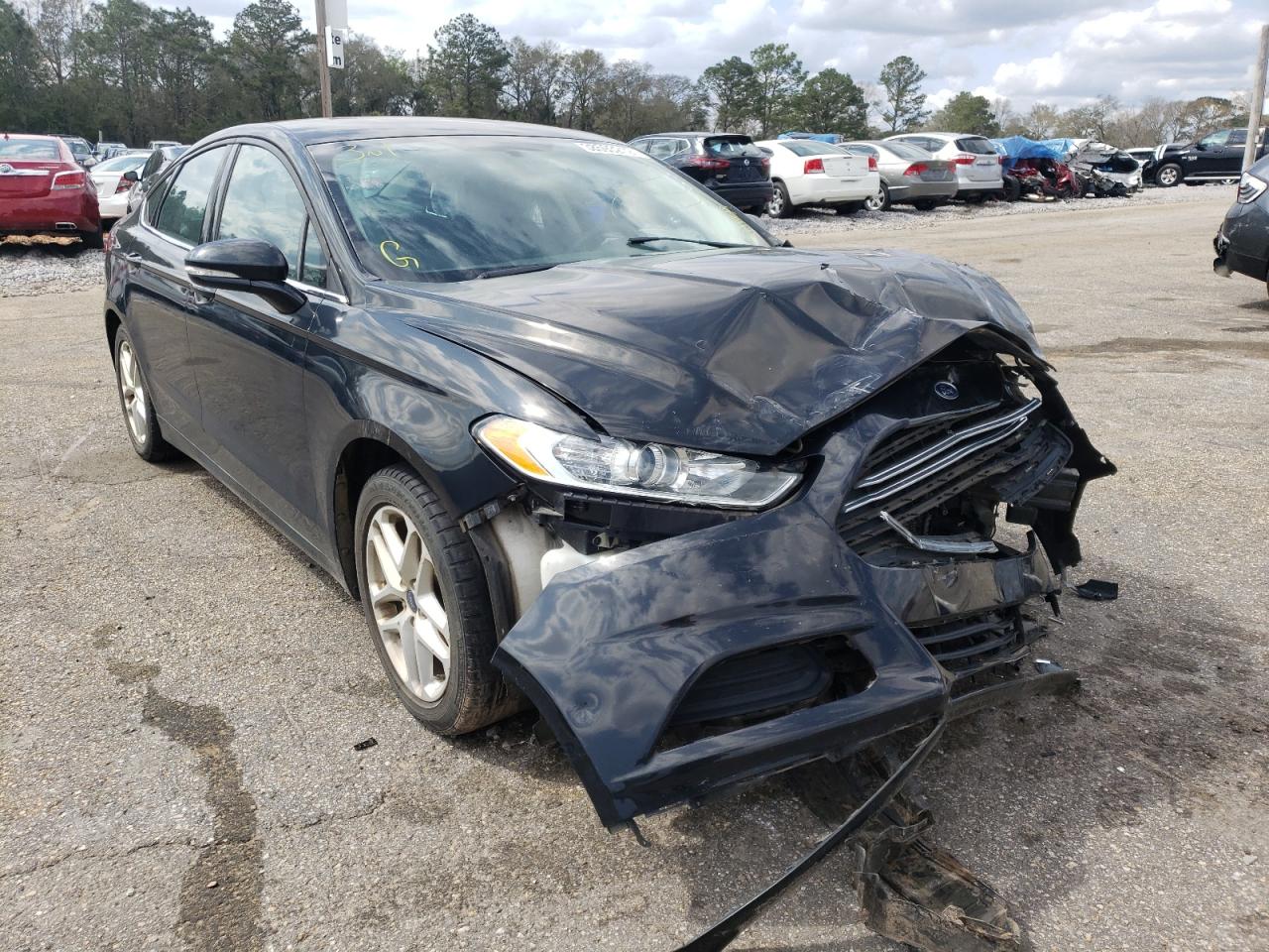 FORD FUSION SE 2014 with VIN 3FA6P0HD7ER373191 - Photo from auction