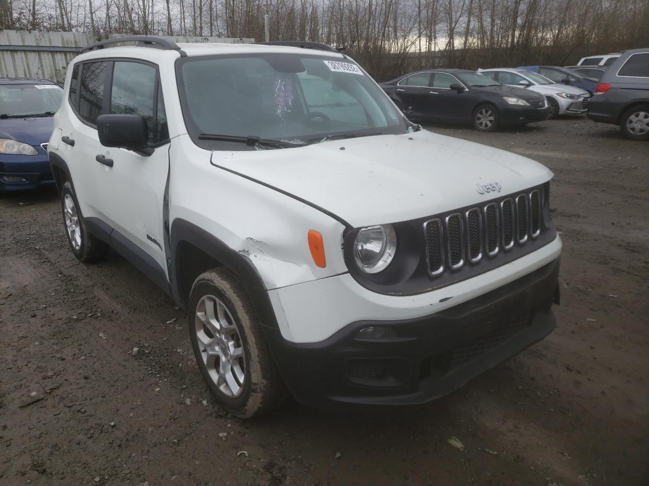 JEEP RENEGADE S 2018 with VIN ZACCJBAB8JPJ51571 - Photo from auction