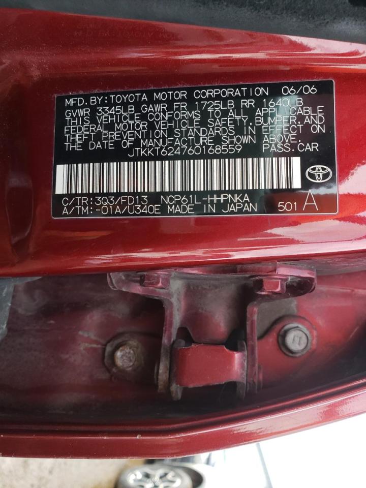 Photo 10 from auction – 2006 TOYOTA SCION XA with VIN JTKKT624760168559
