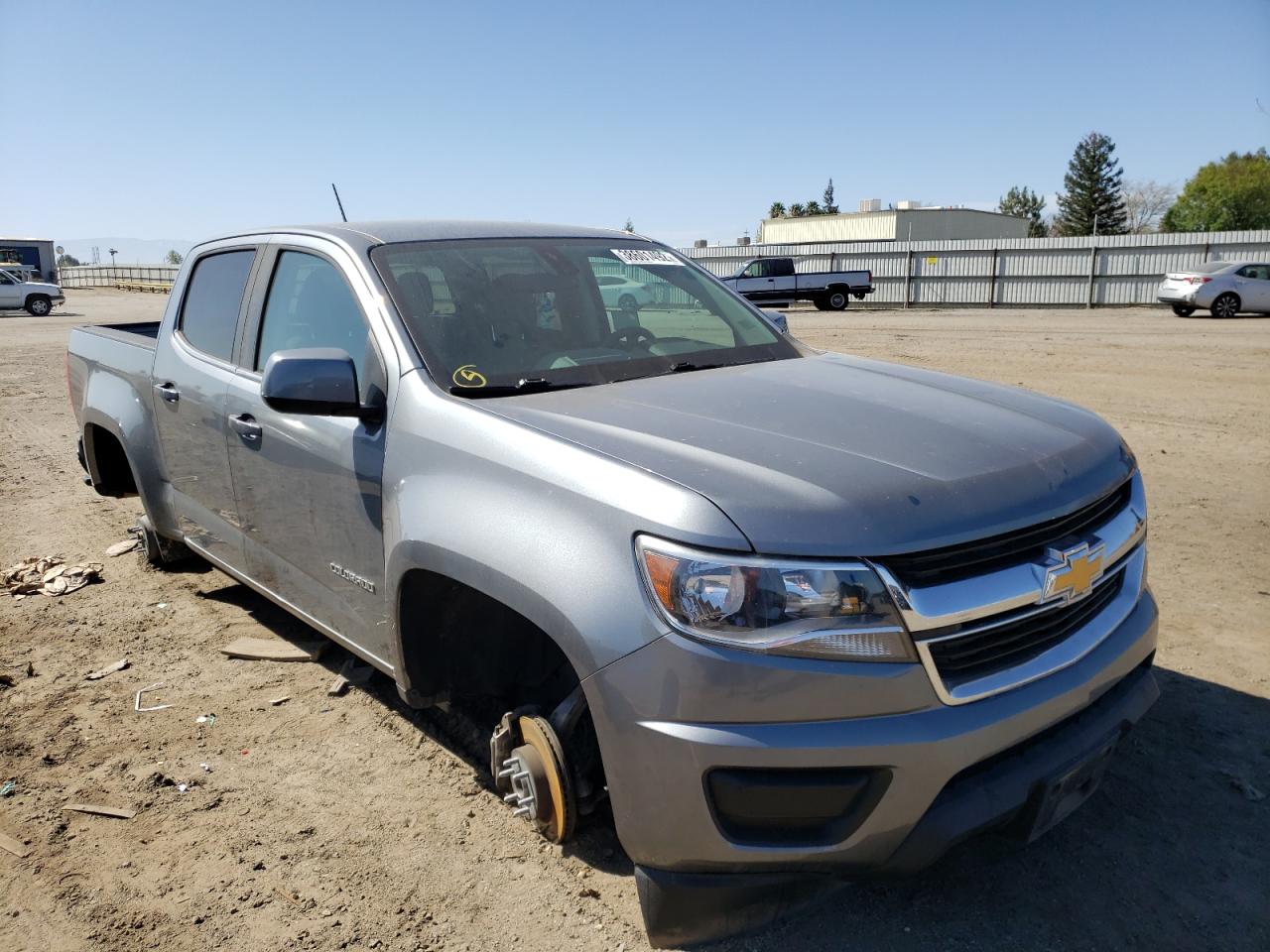 CHEVROLET COLORADO 2018 with VIN 1GCGSBEA2J1217485 - Photo from auction