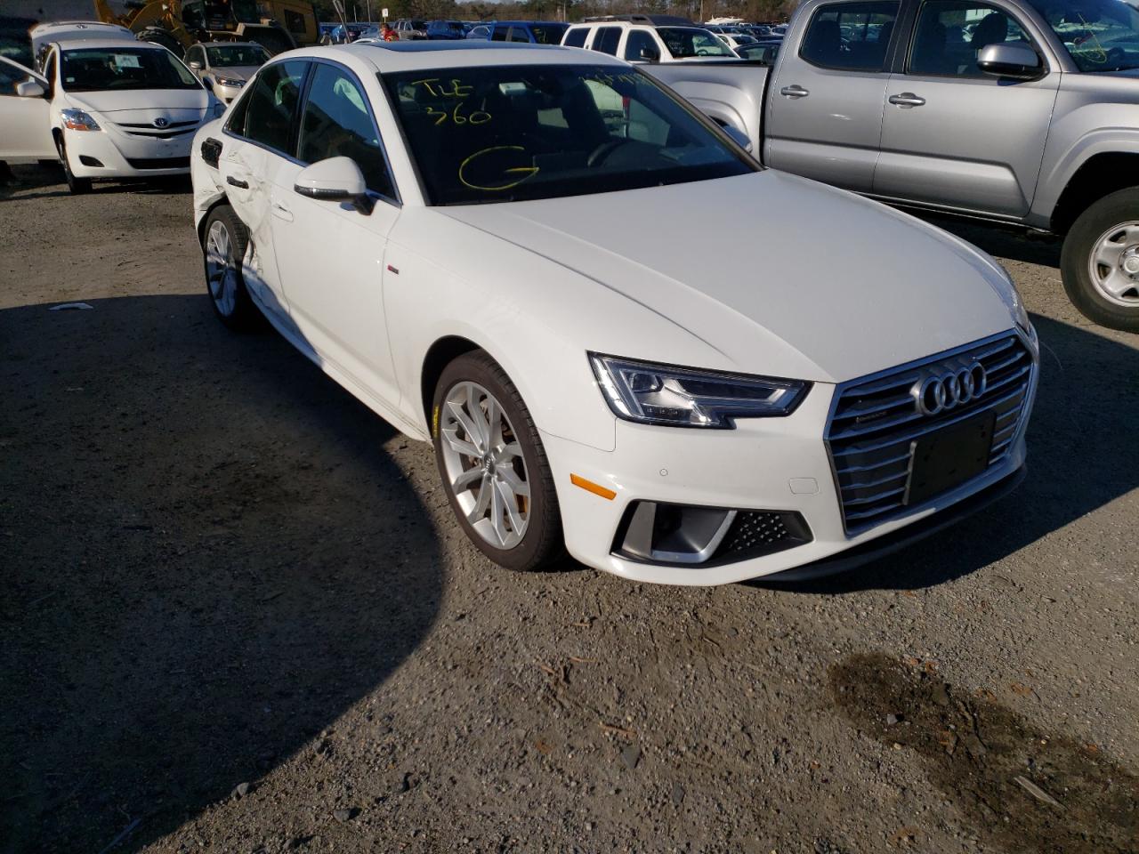 AUDI A4 PREMIUM 2019 with VIN WAUENAF41KN019313 - Photo from auction
