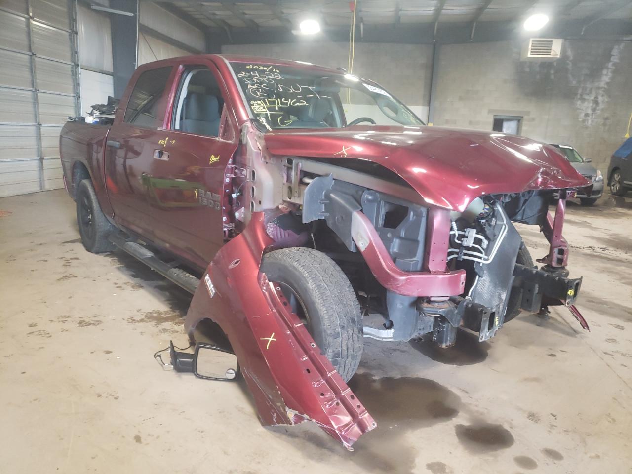 RAM 1500 ST 2016 with VIN 3C6RR7KTXGG301482 - Photo from auction