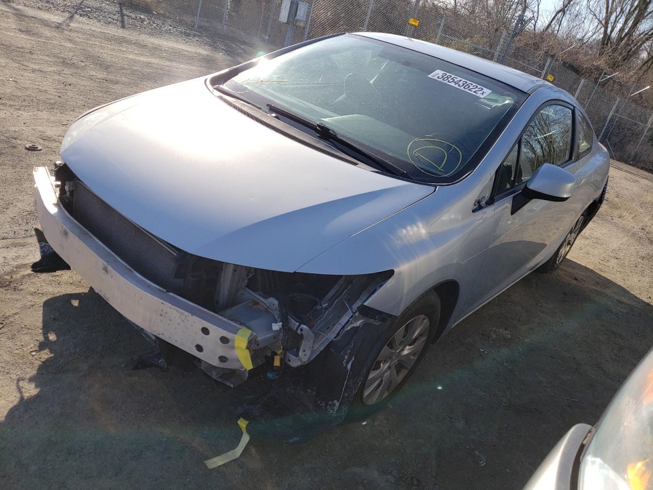 Photo 2 from auction – 2012 HONDA CIVIC LX with VIN 2HGFG3B50CH532737