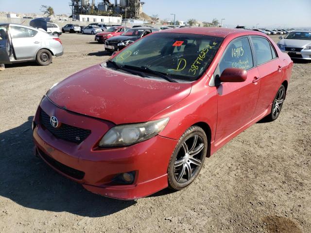 Photo 2 from auction – 2009 TOYOTA COROLLA BA with VIN 1NXBU40E99Z035976