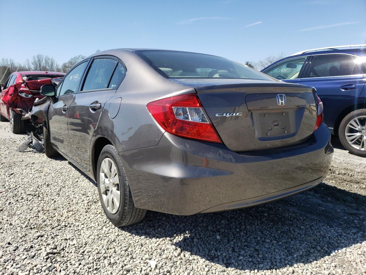 Photo 3 from auction – 2012 HONDA CIVIC with VIN 19XFB2F55CE335219