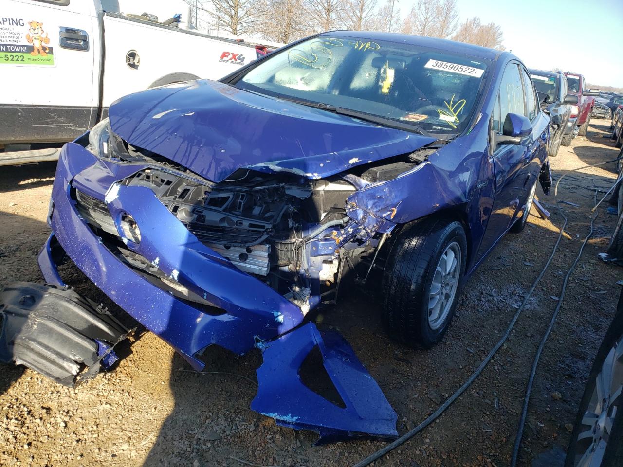 Photo 9 from auction – 2016 TOYOTA PRIUS with VIN JTDKBRFU6G3530872