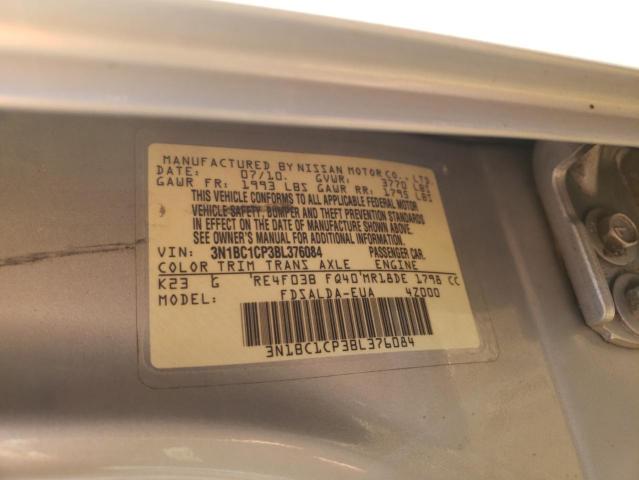 Photo 10 from auction – 2011 NISSAN VERSA S with VIN 3N1BC1CP3BL376084