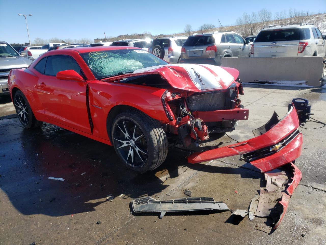CHEVROLET CAMARO LS 2014 with VIN 2G1FA1E38E9306370 - Photo from auction