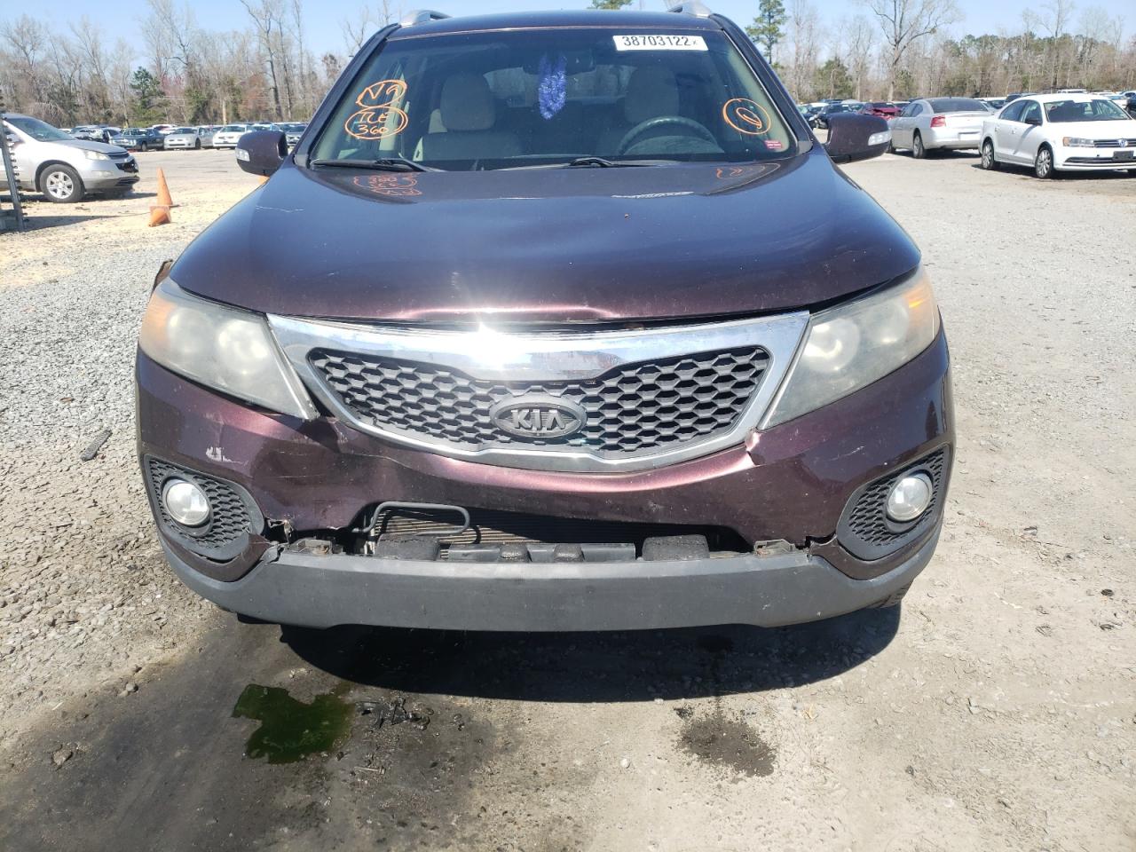 Photo 9 from auction – 2011 KIA SORENTO BA with VIN 5XYKT4A14BG050296