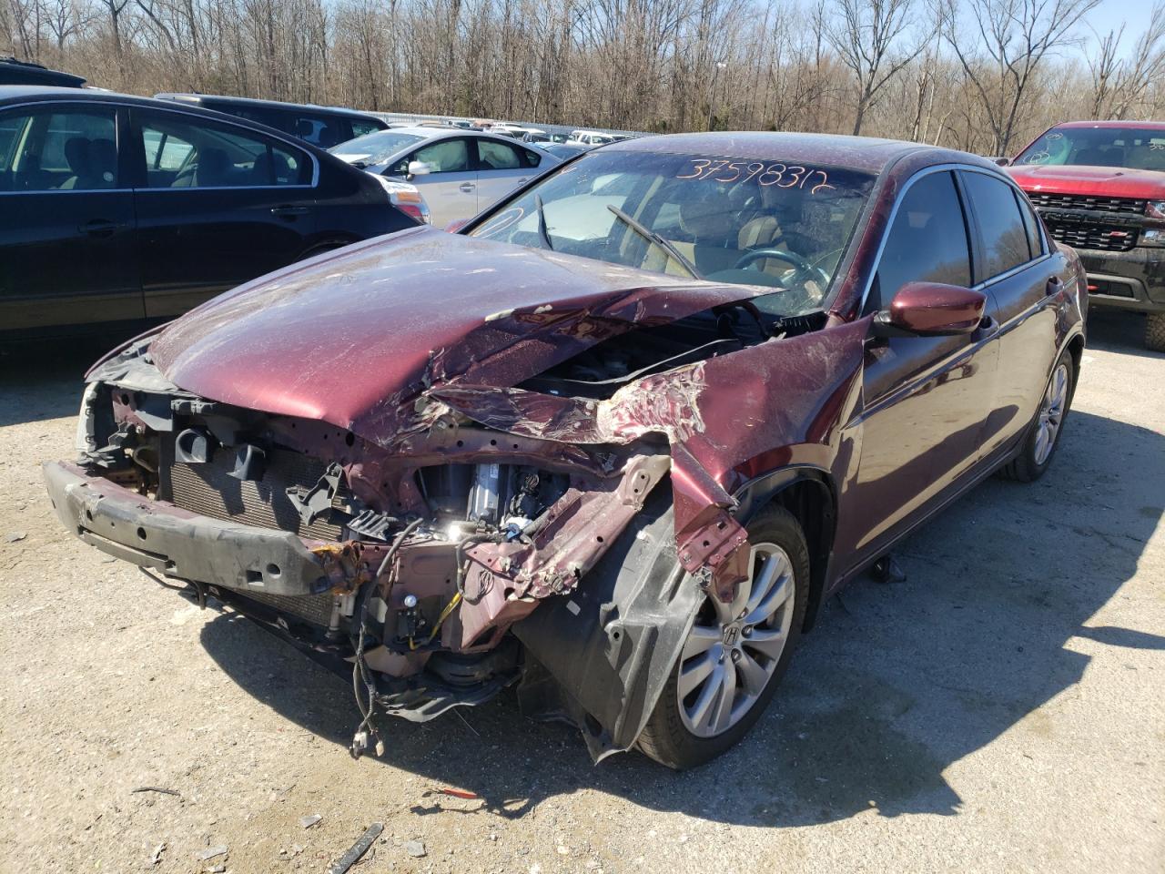 Photo 2 from auction – 2011 HONDA ACCORD EX with VIN 1HGCP2F7XBA061007