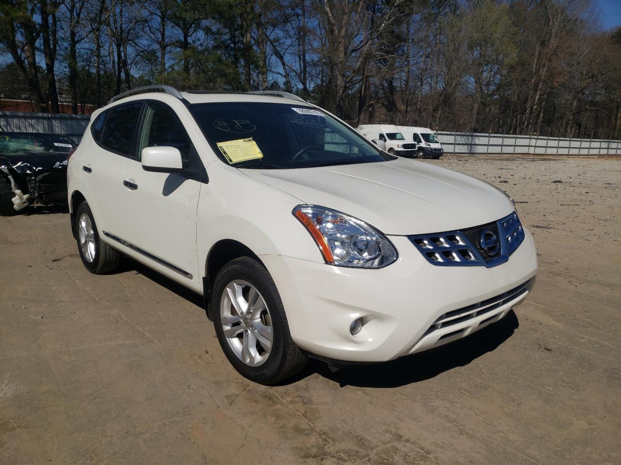 NISSAN ROGUE S 2013 with VIN JN8AS5MT7DW015019 - Photo from auction