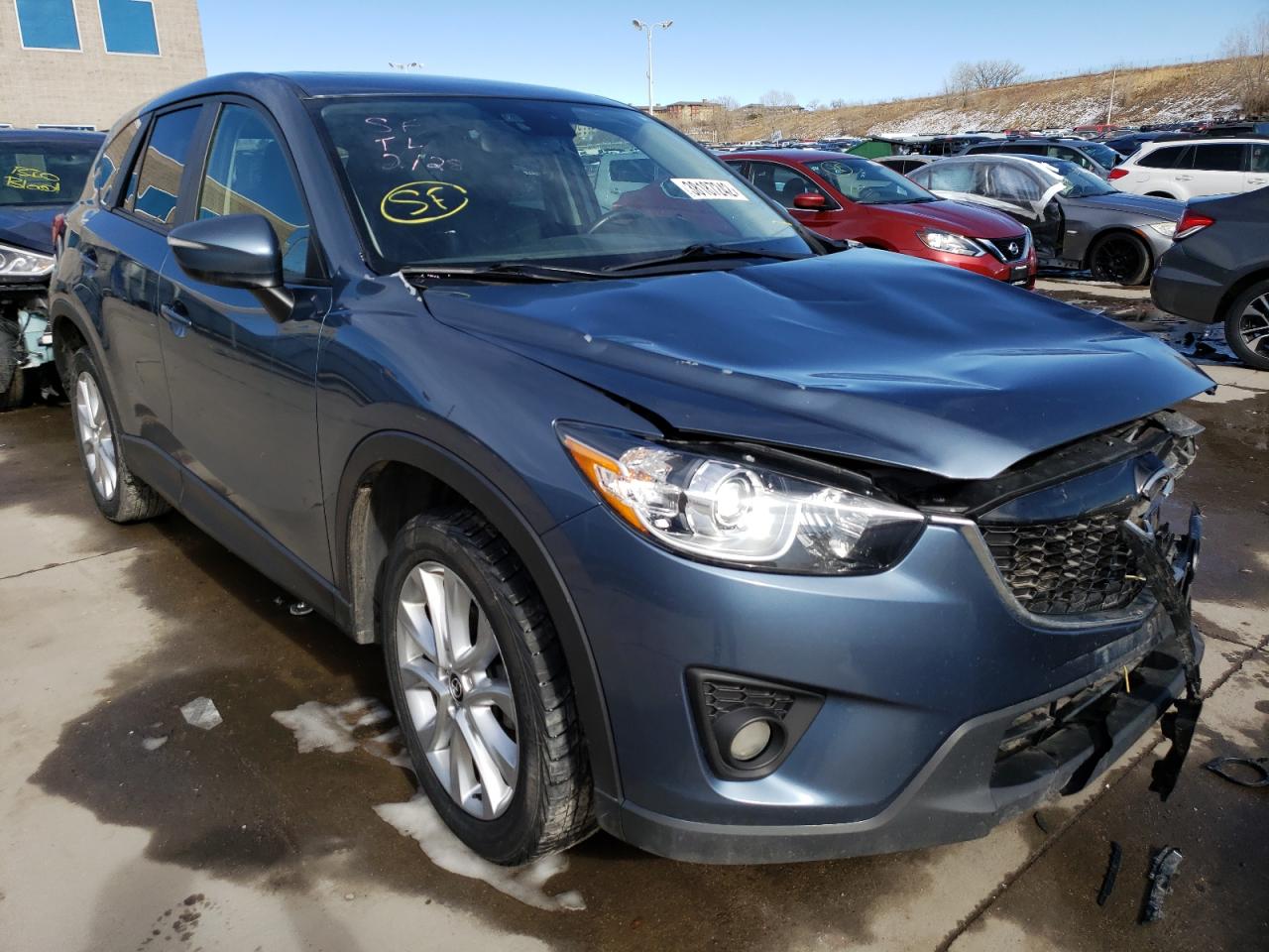 MAZDA CX-5 GT 2015 with VIN JM3KE4DY8F0539757 - Photo from auction