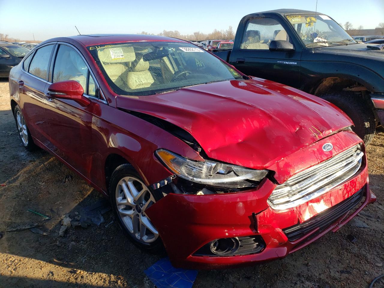Photo 1 from auction – 2013 FORD FUSION SE with VIN 3FA6P0HR8DR321773