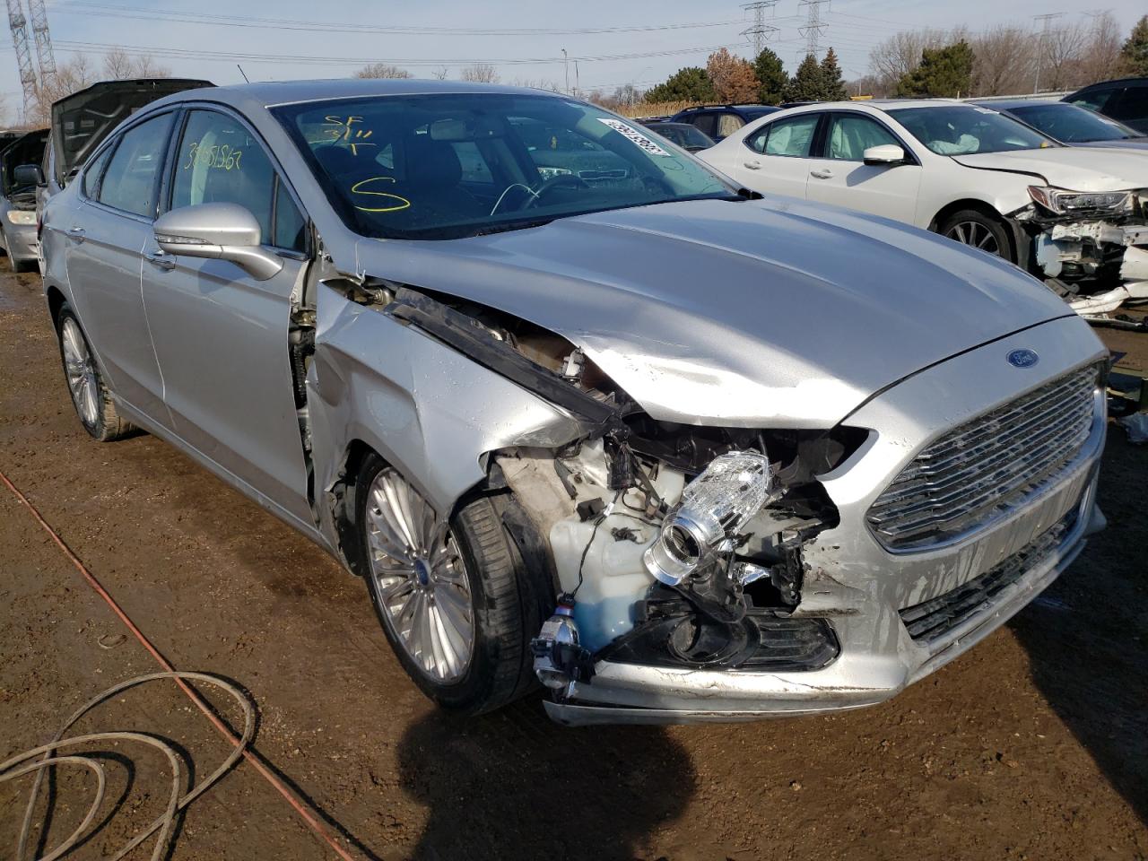 FORD FUSION TIT 2014 with VIN 3FA6P0K90ER330980 - Photo from auction