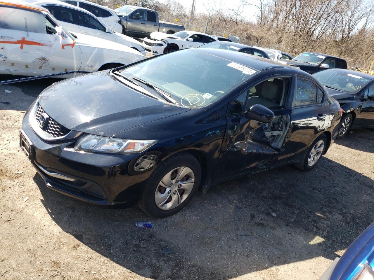 Photo 9 from auction – 2015 HONDA CIVIC LX with VIN 19XFB2F56FE118718