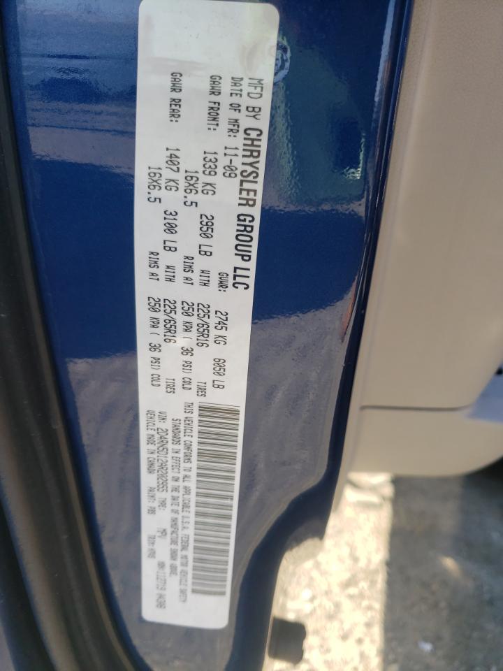 Photo 10 from auction – 2010 DODGE GRAND CARA with VIN 2D4RN5D12AR202955