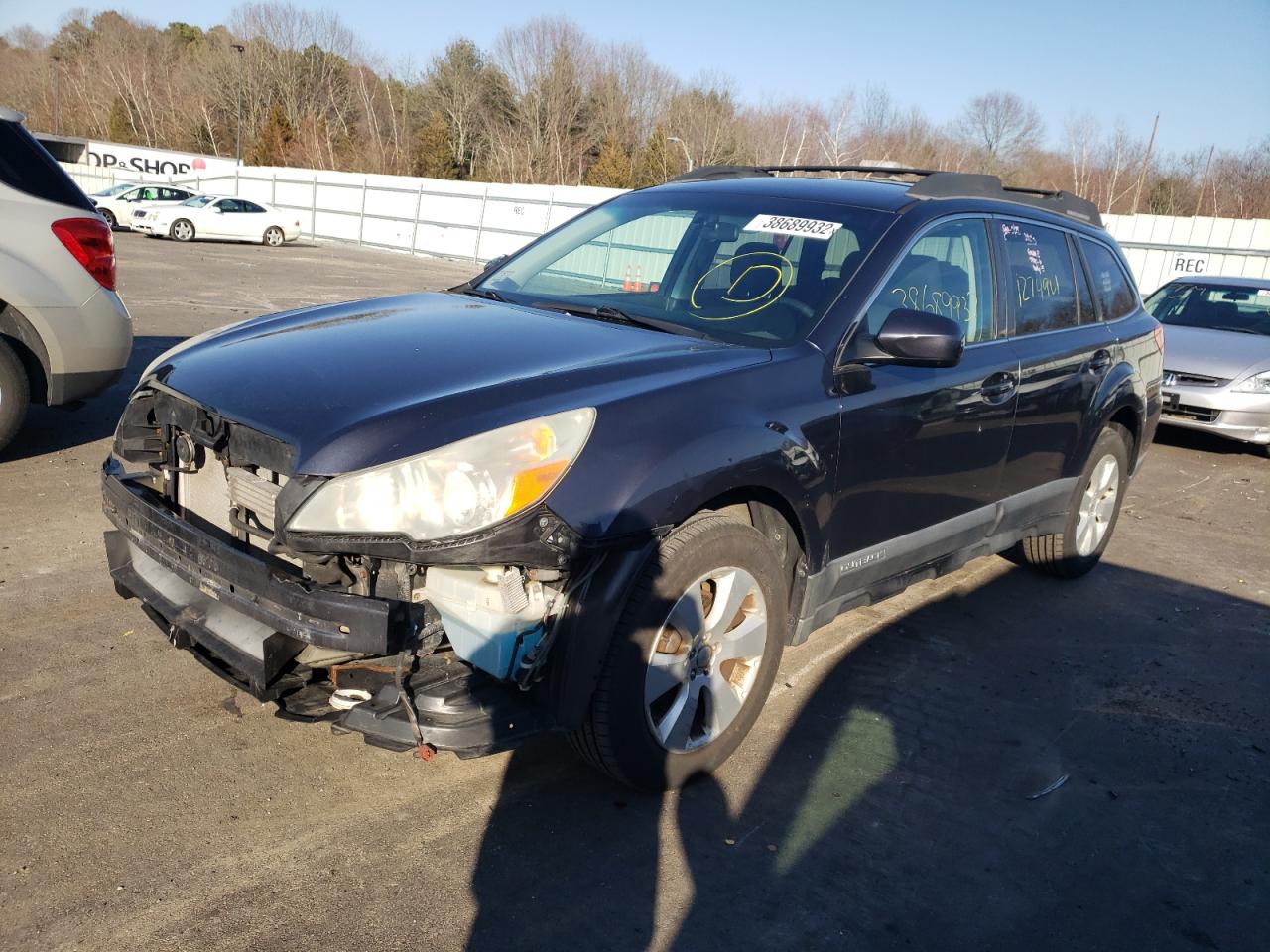 Photo 2 from auction – 2010 SUBARU OUTBACK 2. with VIN 4S4BRBCC7A3382538