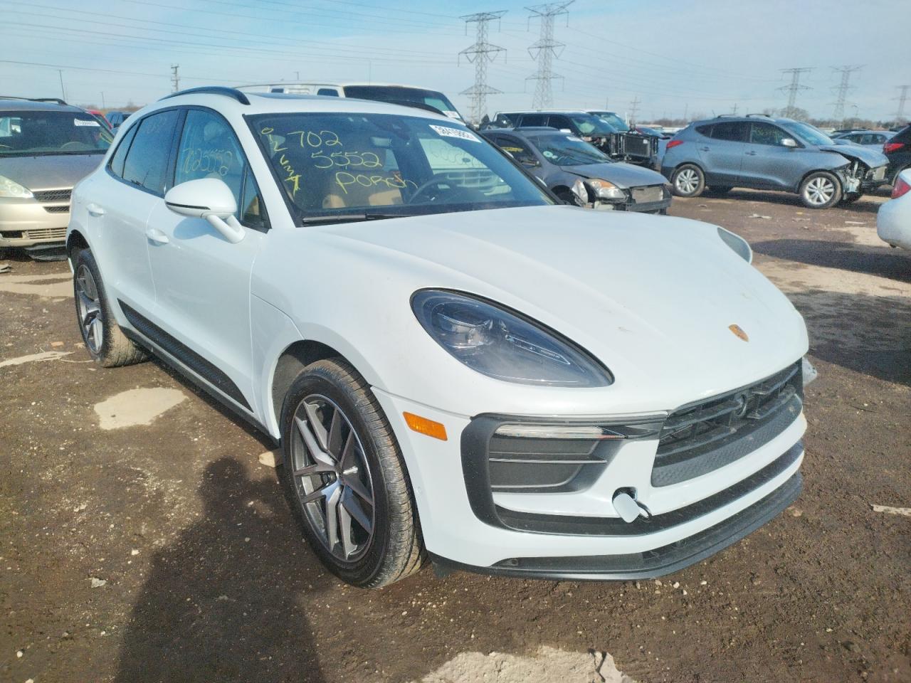 PORSCHE MACAN 2022 with VIN WP1AA2A57NLB05436 - Photo from auction