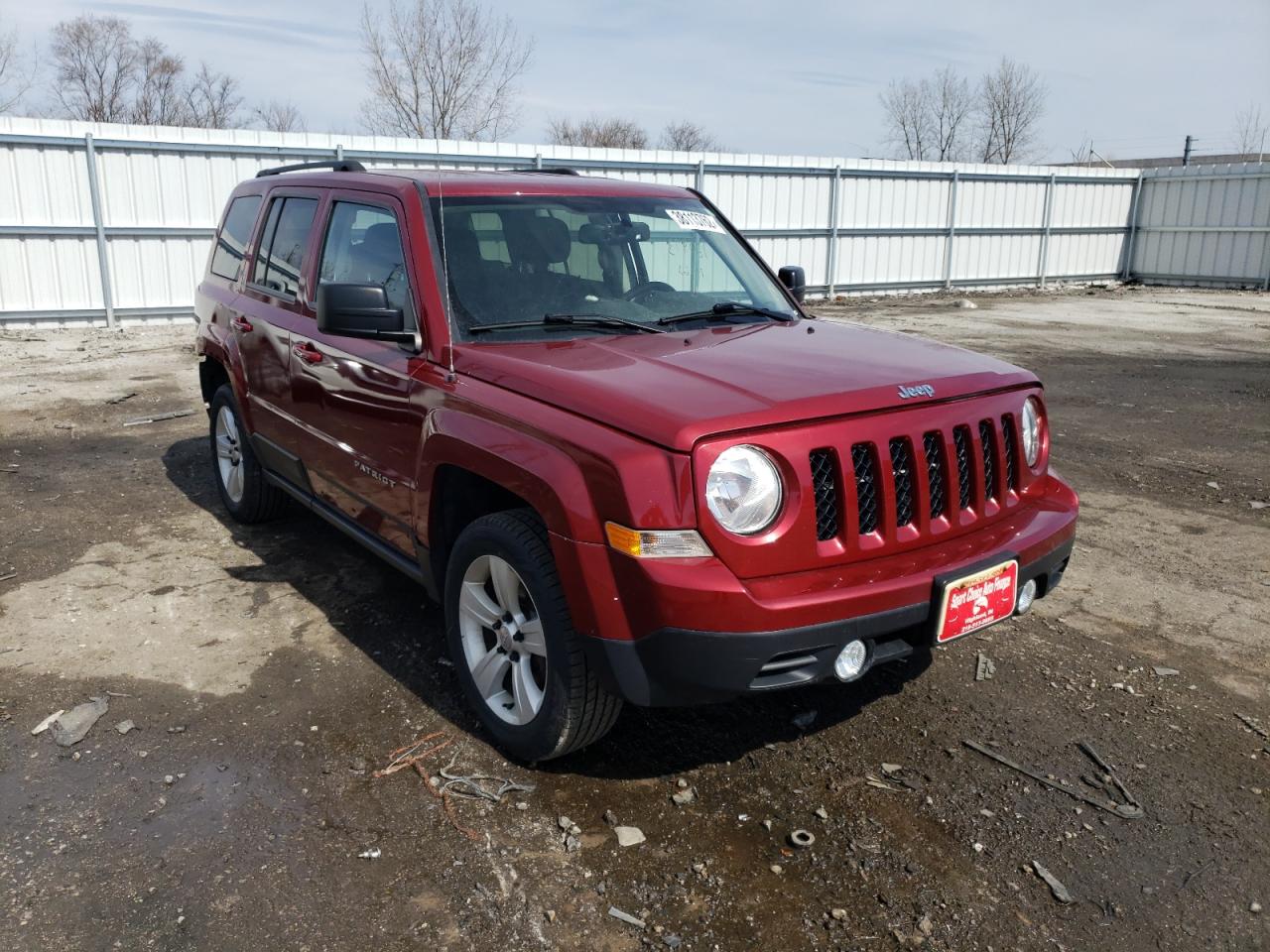 JEEP PATRIOT LA 2017 with VIN 1C4NJRFB2HD159073 - Photo from auction